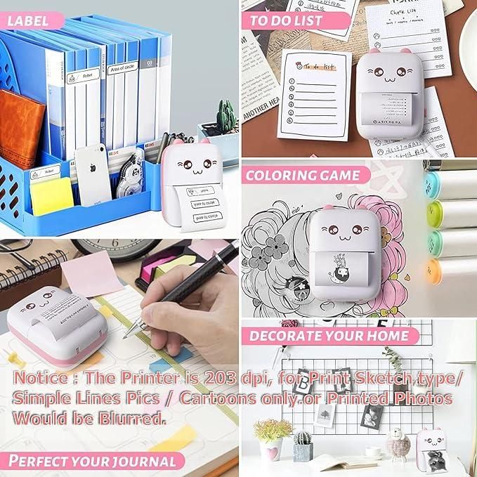 Inkless Bluetooth Pocket Printer bqu5q7-dm