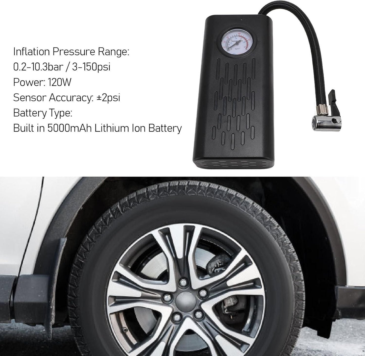 Portable Air Compressor Tire Inflator bqu5q7-dm