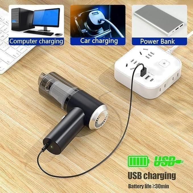 Vacuum Suction Cleaner- Portable Air Duster Wireless bqu5q7-dm