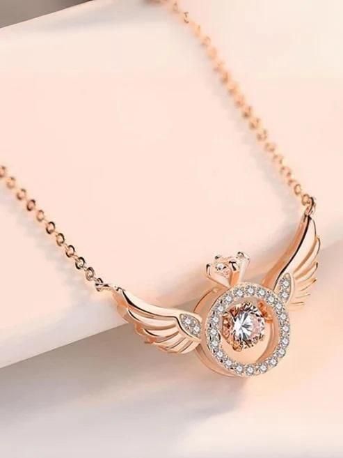 Elegant American Diamond Pendant With Chain | bqu5q7-dm