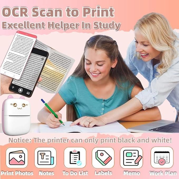 Inkless Bluetooth Pocket Printer bqu5q7-dm