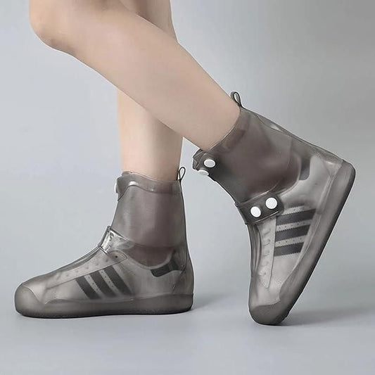 Waterproof Rain Shoe Covers with Secure Button Closure bqu5q7-dm