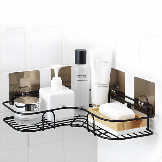 Metal Bathroom Corner Rack Storage Shelves bqu5q7-dm