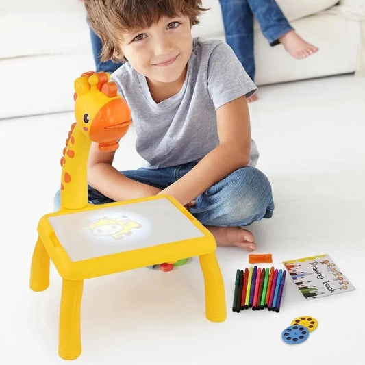 Projector Drawing Desk, Painting Board for Kids bqu5q7-dm