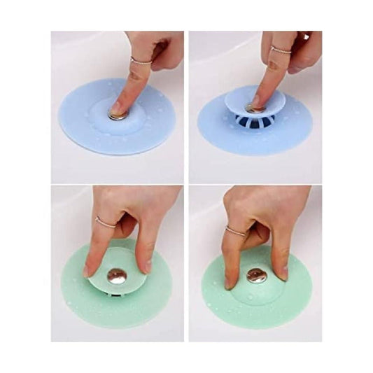 Silicone Household Kitchen Sink Strainer (Random Color) (Pack of 3) bqu5q7-dm