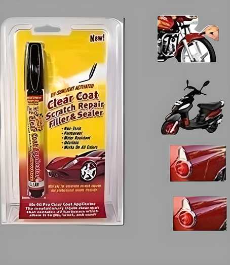 UV Sunlight Activated Clear Coat Scratch Remover Pen bqu5q7-dm