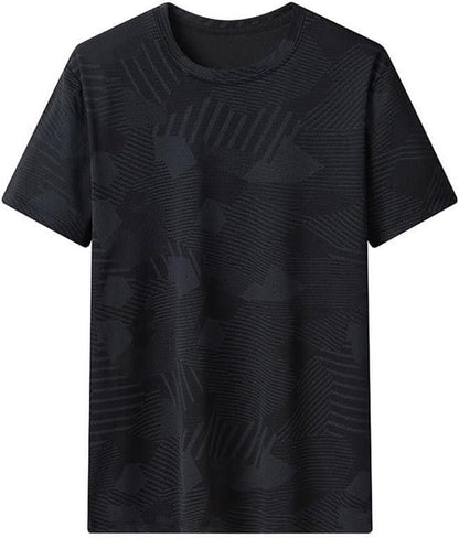 Men's Round Neck Polyester Casual T-shirt (Pack of 2) bqu5q7-dm