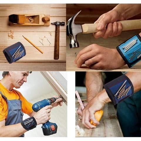 Magnetic Wrist Band for Holding Small Metal Accessories & Tools bqu5q7-dm