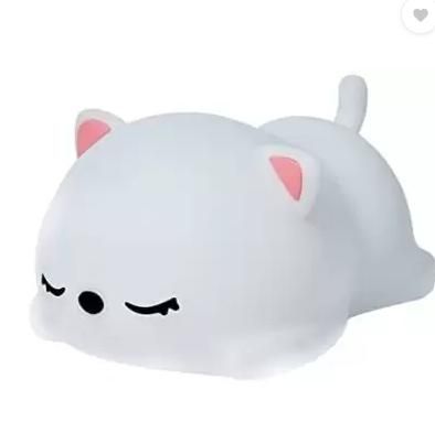 Silicon Snoring Cat Night Light Night Lamp bqu5q7-dm