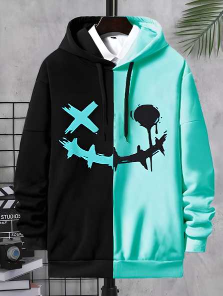 Cotton Printed Full Sleeves Mens Hoodie bqu5q7-dm