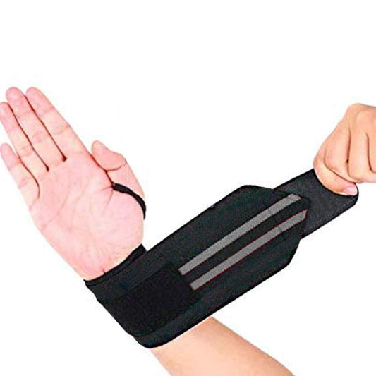 Wrist Band Straps With Thumb Loop For Gym (Pack of 1) bqu5q7-dm