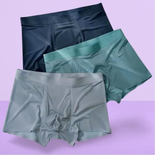 Men's Ice Silk Briefs Boxers (Pack of 3) bqu5q7-dm