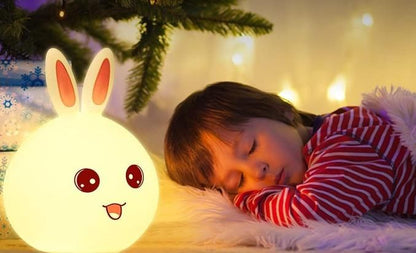Silicone Open Eye Bunny Touch Lamp bqu5q7-dm