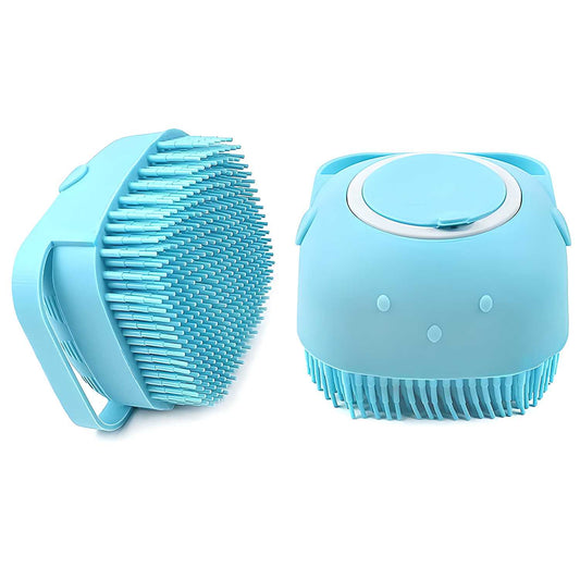 SCRUBBING Soft Silicone Bath Brush With Hooks Baby Showers silicon Cleaning Brushes bqu5q7-dm