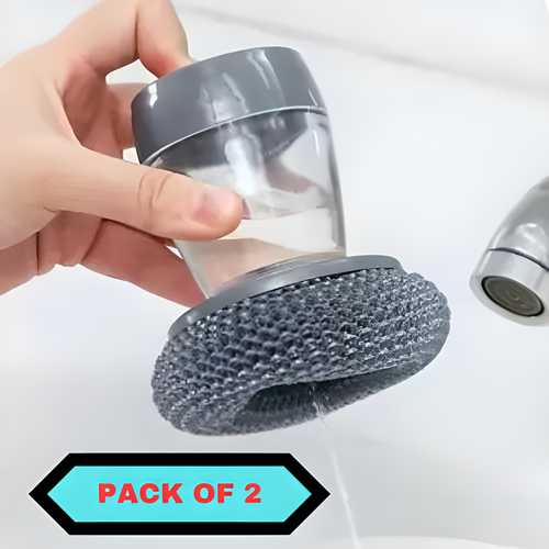 Kitchen Soap Dispensing Palm Brush (Pack of 2) bqu5q7-dm