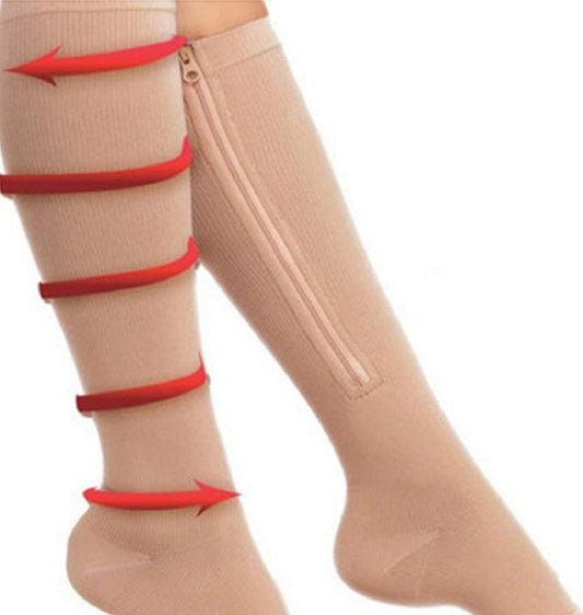 Unisex Medical Zipper Compression Socks (Pair of 1) bqu5q7-dm