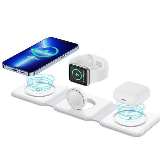 3 in 1 Magnetic Foldable MagSafe Wireless Charger for iPhone 16 to 12 Series bqu5q7-dm