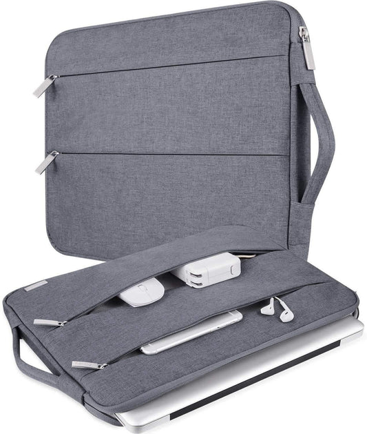 Sleek Nylon Fabric Laptop Bag Cover with inner Fur Cushion material bqu5q7-dm