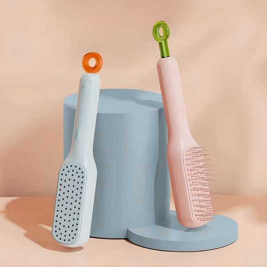 Self-cleaning Anti-static Massage Comb for Adults and Kids- Pack of 1 bqu5q7-dm