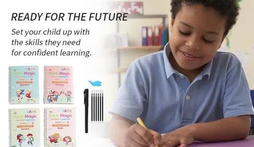 WRITING MAGIC BOOK FOR KIDS EVAPORATIVEINK REUSABLE bqu5q7-dm
