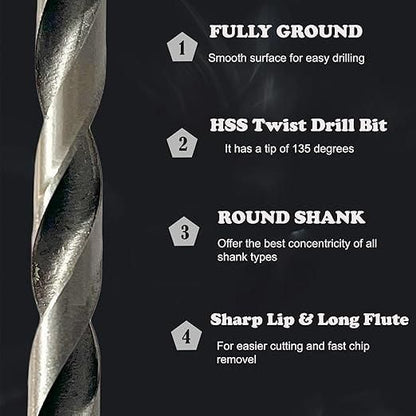 Drill Bit Set 13-Piece bqu5q7-dm