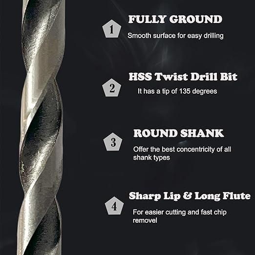 Drill Bit Set 13-Piece bqu5q7-dm