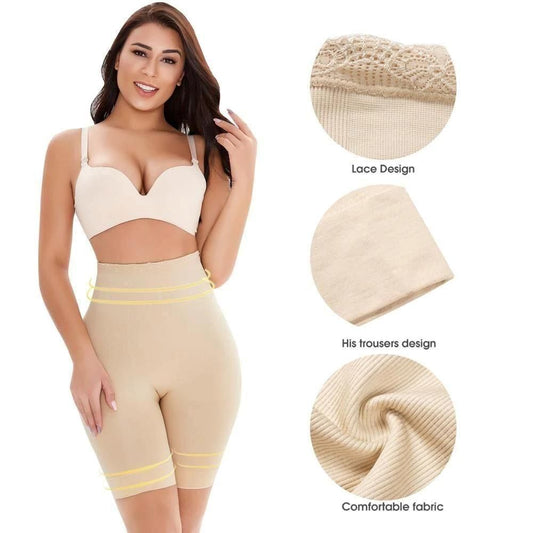 4-in-1 Shaper - Quick Slim Shape Wear Tummy, Back, Thighs, Hips - Black/Efffective Seamless Tummy Tucker bqu5q7-dm