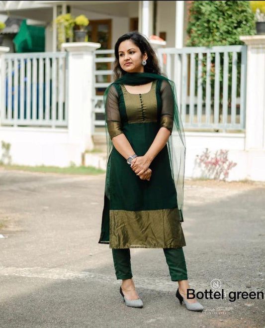 Premium Jacquard Chiffon Kurti Pant Sets bqu5q7-dm