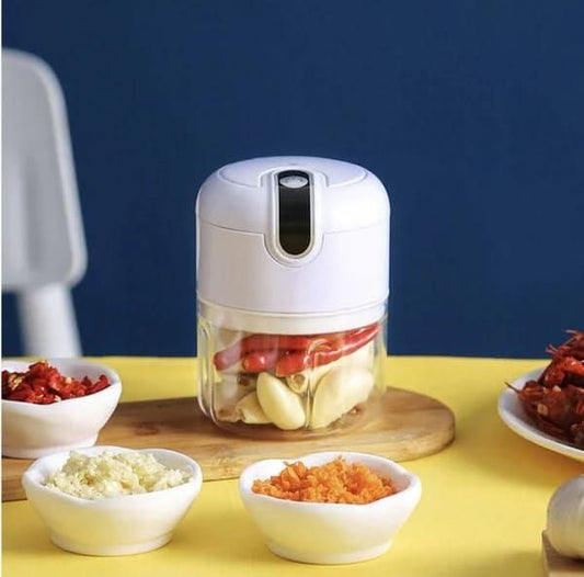 Mini Electric Meat/Garlic Chopper Portable Food Processor bqu5q7-dm