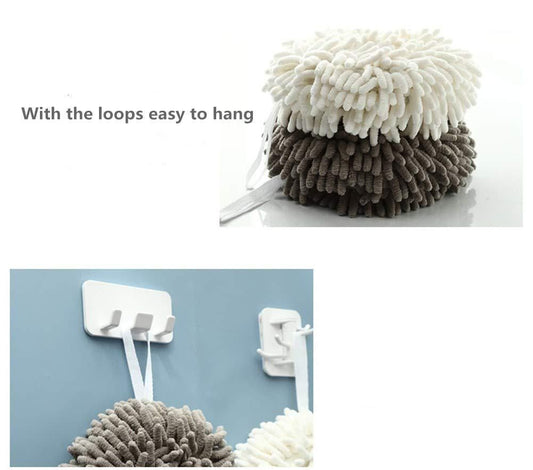 Fuzzy Ball Shaped Towel bqu5q7-dm