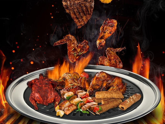 Indoor Gas Smokeless Barbeque Grill bqu5q7-dm