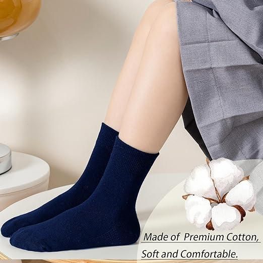 Socks Non-Binding Loose Top Socks Cotton Material Non-slip and Breathable bqu5q7-dm