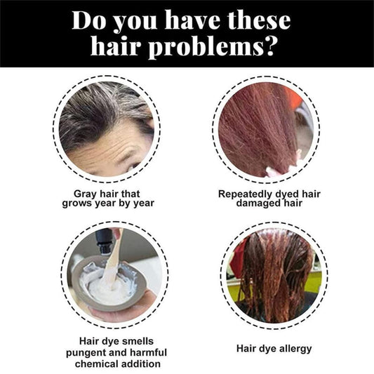 Hair Dye Shampoo for Women and Man 100ml Pack of 2 bqu5q7-dm