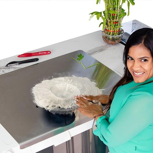 Stainless Steel Chopping Board (35x31cm) bqu5q7-dm