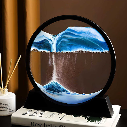 Relaxing Kinetic Sandscape Art Table Desk bqu5q7-dm