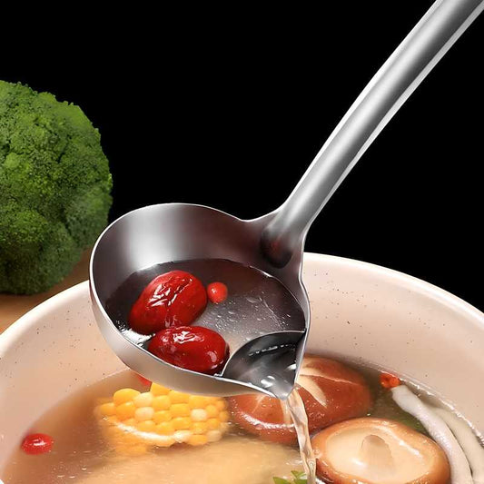 Stainless Steel Oil Soup Separator Spoon (Pack of 1 / 2) bqu5q7-dm