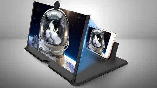 Portable 12X View F3 Screen Expander 3D Magnifier for Mobiles and Watching Movies Screen Expanders & Magnifiers bqu5q7-dm