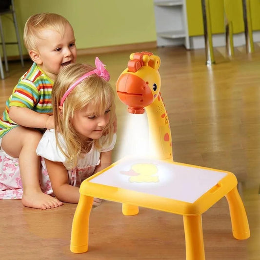 Projector Drawing Desk, Painting Board for Kids bqu5q7-dm
