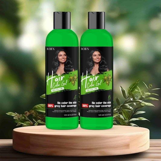 Hair Color Gel - 100% Gray Hair Coverage 125ML (Pack of 2) bqu5q7-dm