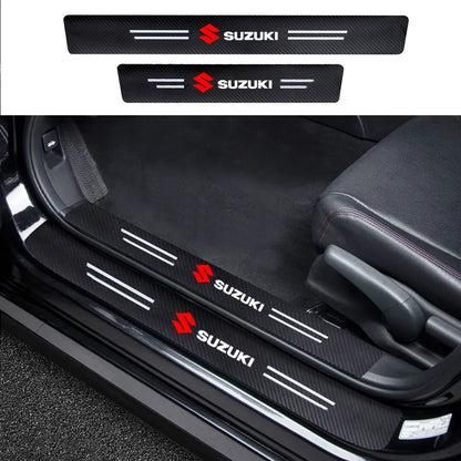 Emblaze - Carbon Fiber Door Sill Protector (Pack of 4) bqu5q7-dm