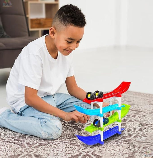 Ramp Racer , Multi level Ramp Racing Car Toy Set bqu5q7-dm