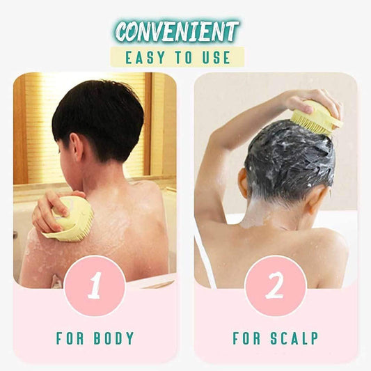 Soft Silicone Bath Brushes With Hooks (Pack of 1) bqu5q7-dm